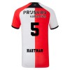 Maillot de Supporter Feyenoord Rotterdam Hartman 5 Domicile 2024-25 Pour Homme